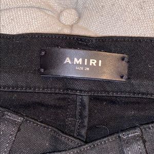 Black Amiri Jeans Skinny